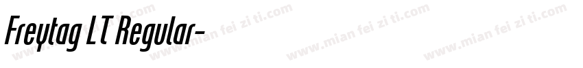 Freytag LT Regular字体转换